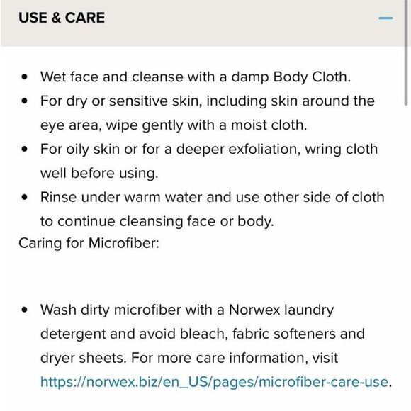 Norwex Face and Body Cloths Set of 3 NWT - Picture 5 of 8